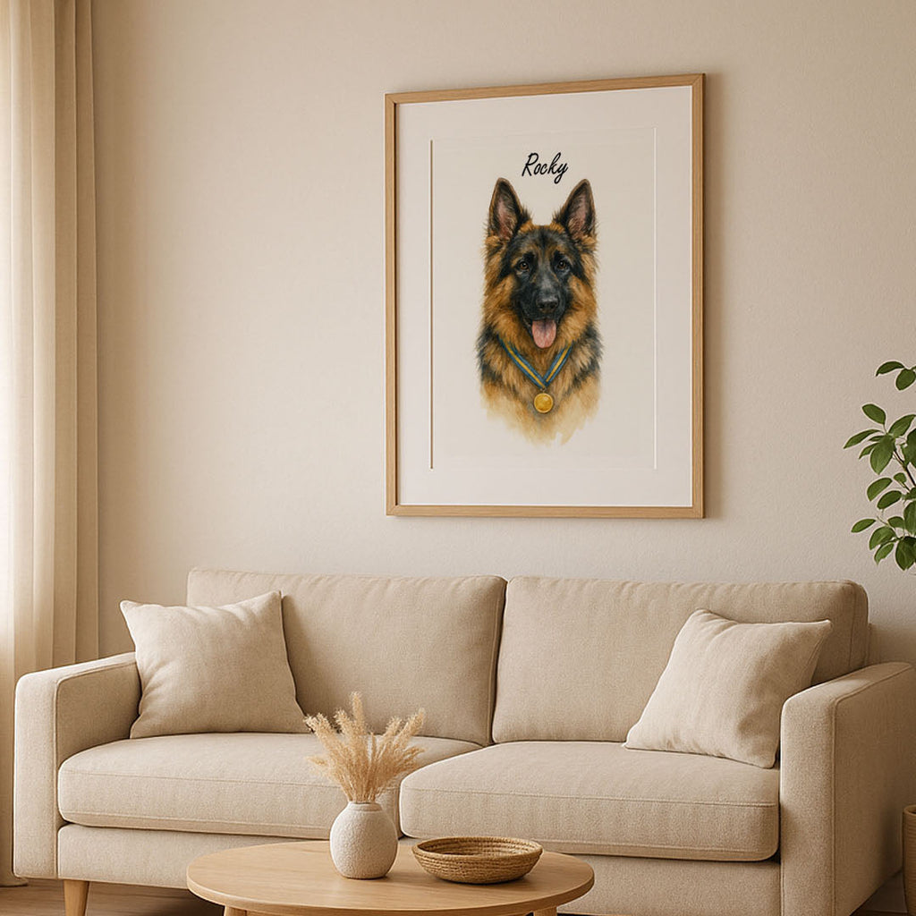 Aquarell Tierporträt