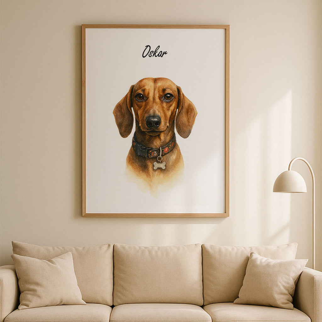 Aquarell Tierporträt